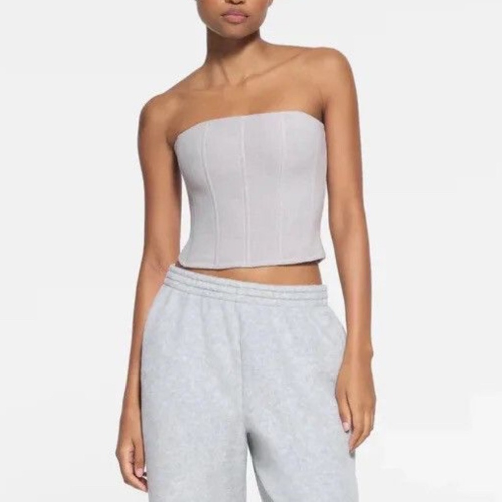 SKIMS Fleece Lounge Corset